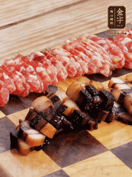 im电竞
二八腊肠、im电竞
酱油肉切薄片